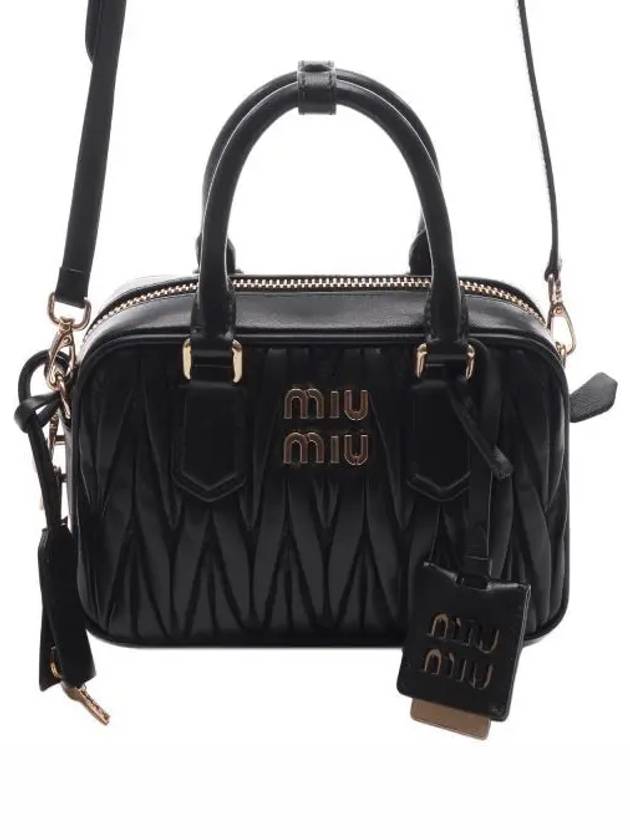 Materasse Nappa Leather Tote Bag Black - MIU MIU - BALAAN 2