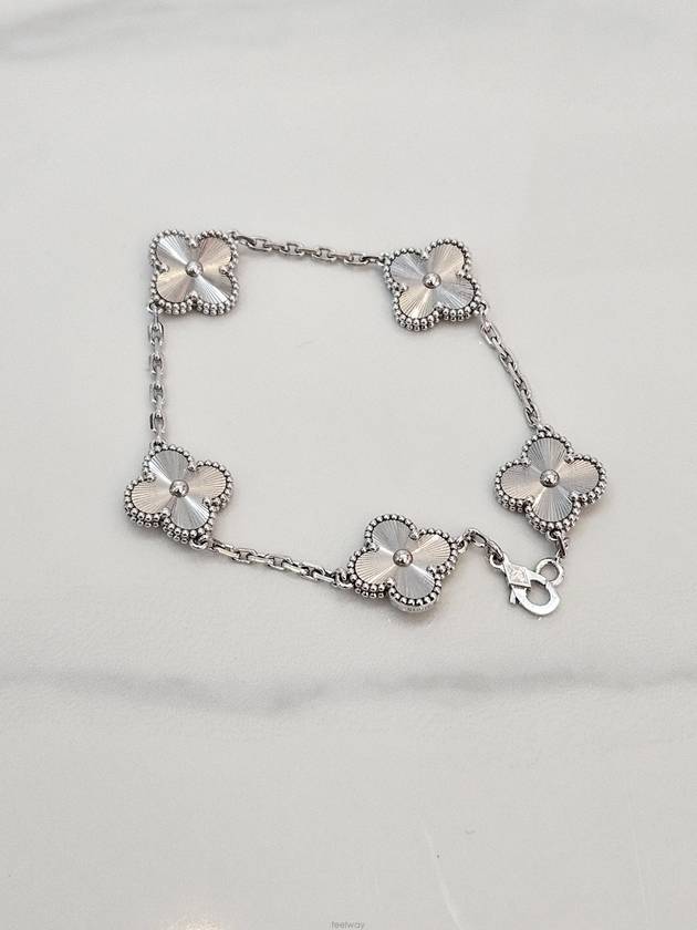 Van Cleef Arpels Vintage Alhambra Bracelet Silver ARP9XE00 - VANCLEEFARPELS - BALAAN 6