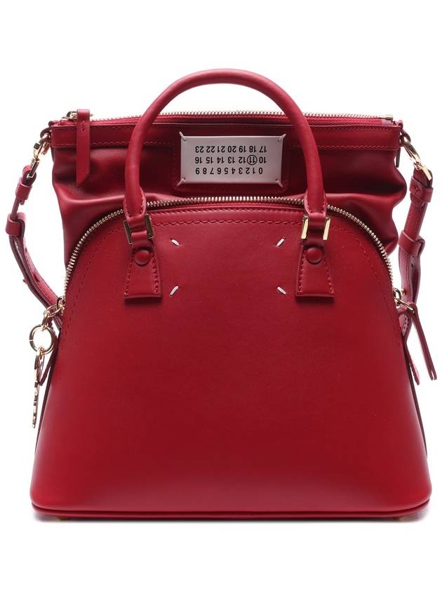 5AC Stitch Logo Top Handle Tote Bag Red - MAISON MARGIELA - BALAAN 2