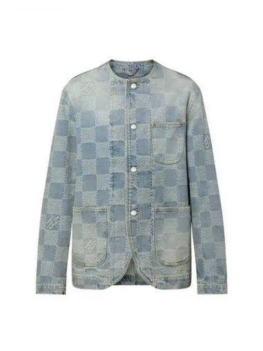 Horsebit denim 3D chic jacket 1AGHUF - LOUIS VUITTON - BALAAN 1