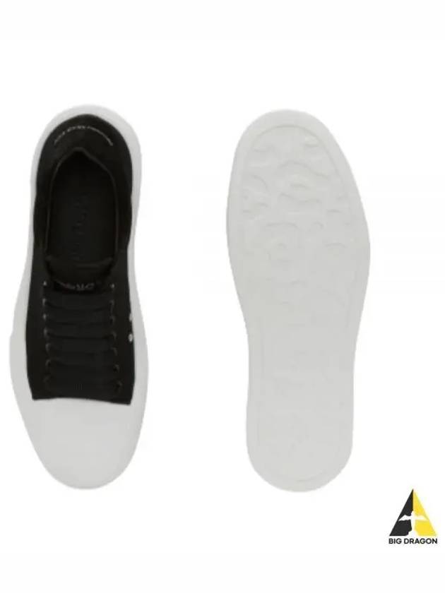 Deck Lace-up Plimsoll Low-top Sneakers Black - ALEXANDER MCQUEEN - BALAAN 2