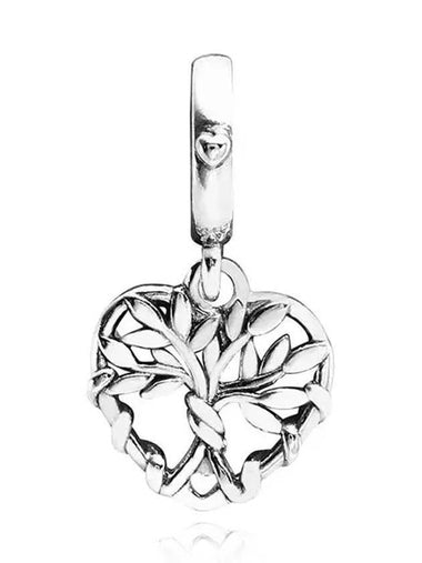 Heart Family Tree Dangle Bracelet Charm Silver - PANDORA - BALAAN 1