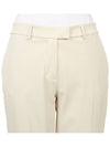 Women's Lux 4 Way Stretch Twill Straight Pants Beige - G/FORE - BALAAN 7