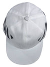 Logo Daigonal Ball Cap White - OFF WHITE - BALAAN 3