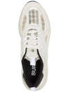 Vintage Check Mesh and Suede Sneakers Archive Beige White - BURBERRY - BALAAN 4