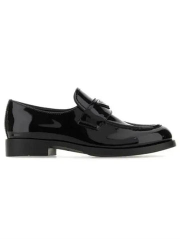 Patent Leather Loafers Black - PRADA - BALAAN 1