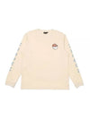 Bucket Logo Long Sleeve T-Shirt IVORY MAN M3321PRL01IVY - MALBON GOLF - BALAAN 1