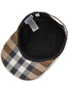 Vintage Check Classic Base Ball Cap Brown - BURBERRY - BALAAN 6