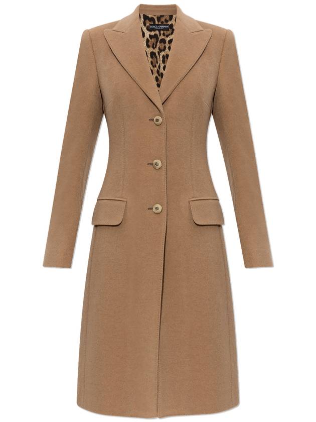 Shape Midi Single Coat Camel - DOLCE&GABBANA - BALAAN 2