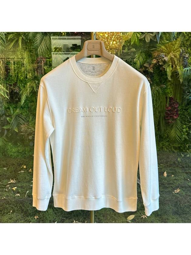 Logo Print Crew Neck Sweatshirt Off White - BRUNELLO CUCINELLI - BALAAN 2