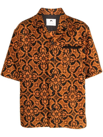 MARINE SERRE Shirts Orange - MARINE SERRE - BALAAN 1