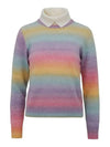 Women s Rainbow Windproof Detachable Sweater IPL4WSW231 PU - IJP DESIGN - BALAAN 3