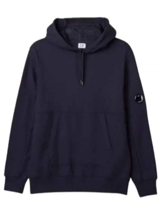 Diagonal Raised Fleece Hoodie Navy - CP COMPANY - BALAAN 2