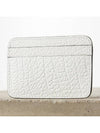 Embossed Logo Leather Card Holder White - ACNE STUDIOS - BALAAN 5