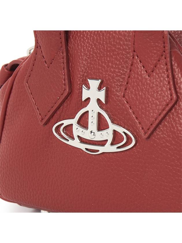 Logo Mini Yasmin Tote Bag Red - VIVIENNE WESTWOOD - BALAAN 8