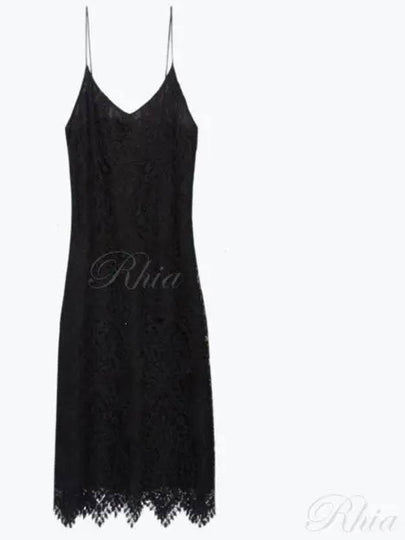 omen's V-Neck Sleeveless Long Dress Black - VANESSA BRUNO - BALAAN 2