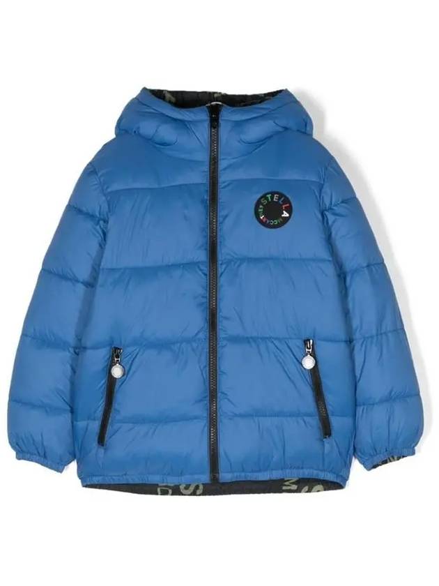 Stella Kids Multi Logo Reversible Padded Jacket - STELLA MCCARTNEY - BALAAN 2