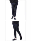 Wool Gabardine Biker Straight Pants Navy - LANVIN - BALAAN 3