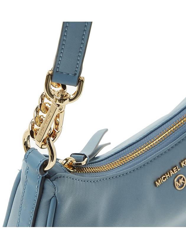 Jet Set Charm Medium Logo Shoulder Bag Blue - MICHAEL KORS - BALAAN 11