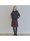 Avant Tartan Check Pleated Skirt Red - AVANT-G - BALAAN 4