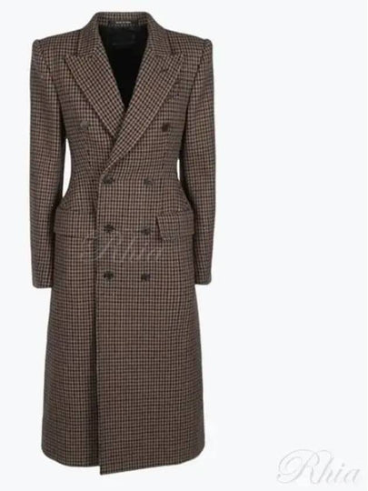 Wool Double Coat Brown - BALENCIAGA - BALAAN 2