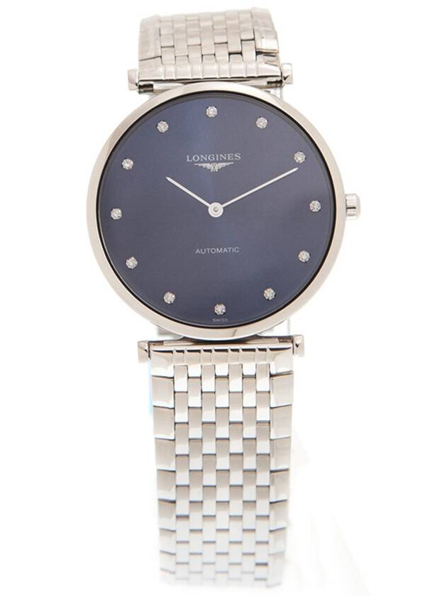 Longines La Grande Automatic Diamond Blue Dial Unisex Watch L4.908.4.97.6 - LONGINES - BALAAN 3