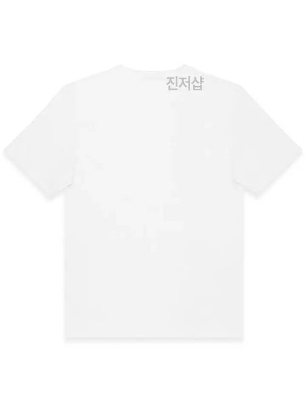 Chillax Fox Patch Regular Short Sleeve T-Shirt White - MAISON KITSUNE - BALAAN 4