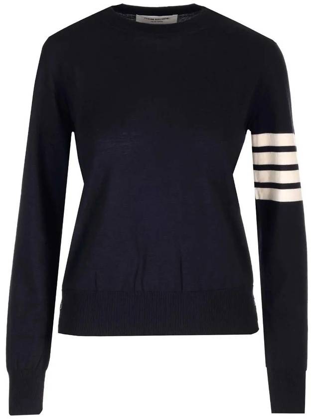 Women s 4 Bar Stripe Wool Knit Sweater FKA280A Y1014 - THOM BROWNE - BALAAN 1