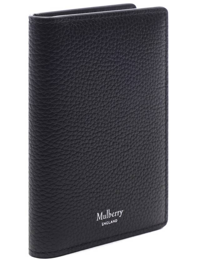 Heritage Vertical Card Wallet Black - MULBERRY - BALAAN 4