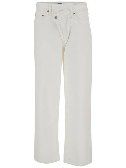 Criss Cross Upsized Straight Jeans White - AGOLDE - BALAAN 2