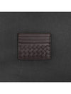 Intrecciato Weaving Nappa Card Wallet Brown - BOTTEGA VENETA - BALAAN 6