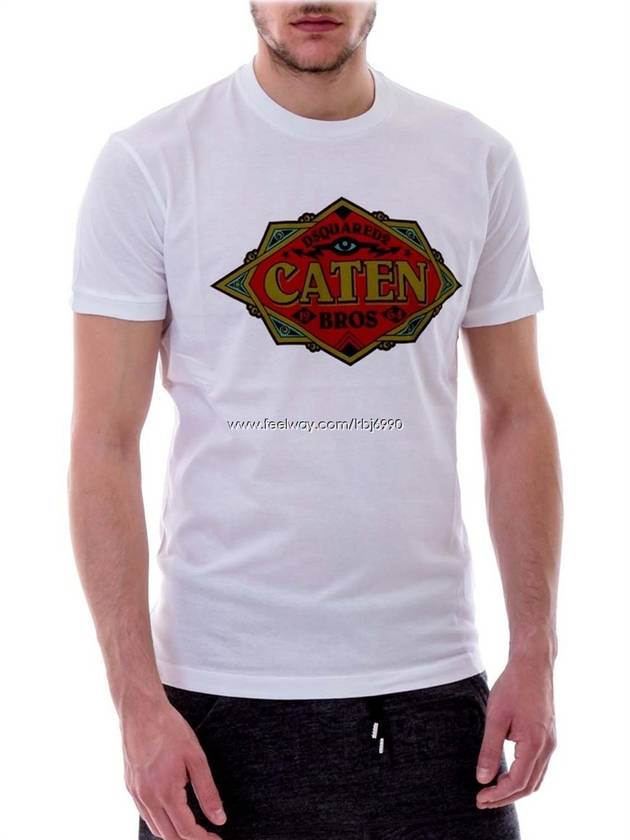 Men's CATEN Short Sleeve TShirt S74GD0032 - DSQUARED2 - BALAAN 2