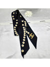 CC Pearl Silk Twilly Scarf Navy AA1208 - CHANEL - BALAAN 2