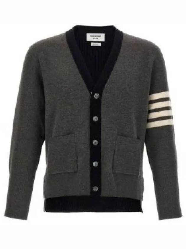 4 bar stripe intarsia knit cardigan MKC548BY1018 - THOM BROWNE - BALAAN 2