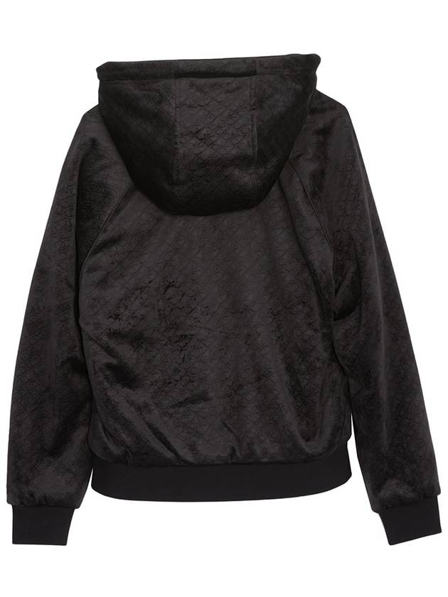 Monogram Parsons Bunny Hooded Zip-Up Black - MOOSE KNUCKLES - BALAAN 3