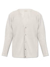 Pleated Cardigan Grey - ISSEY MIYAKE - BALAAN 2