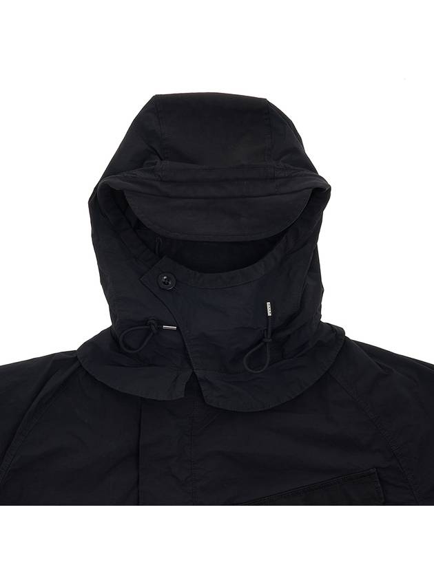 Mid-Layer Hooded Jacket Black - TEN C - BALAAN 4