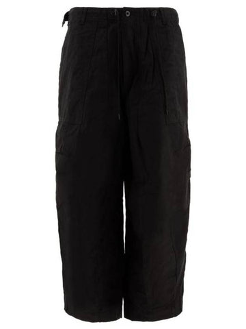 H D Fatigue Straight Pants Black - NEEDLES - BALAAN 1