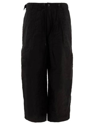 H D Fatigue Straight Pants Black - NEEDLES - BALAAN 1