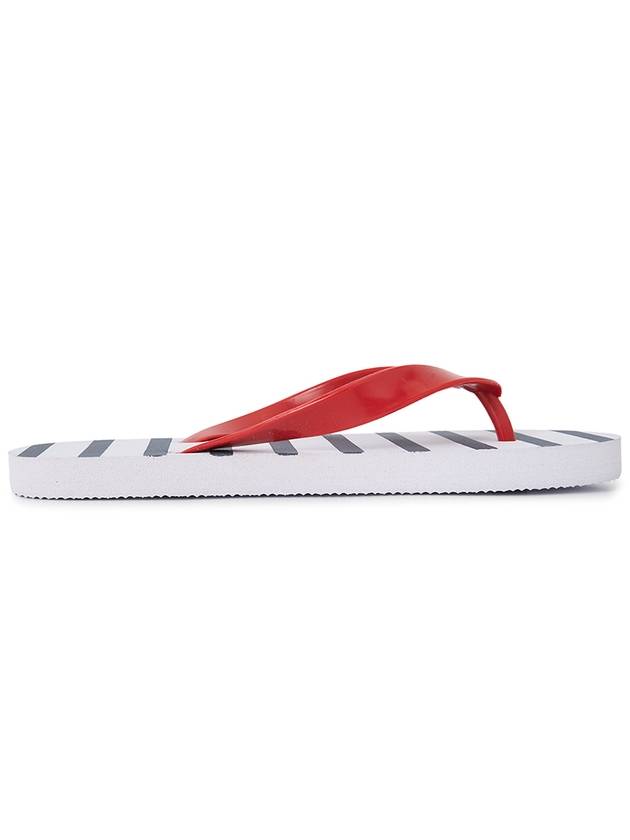 Striped Flip Flops Red - SAINT JAMES - BALAAN 5