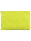 Intrecciato Medium Clutch Bag Acid Kiwi - BOTTEGA VENETA - BALAAN 3