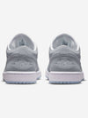 Air Jordan 1 Low Top Sneakers White Wolf Grey - NIKE - BALAAN 4