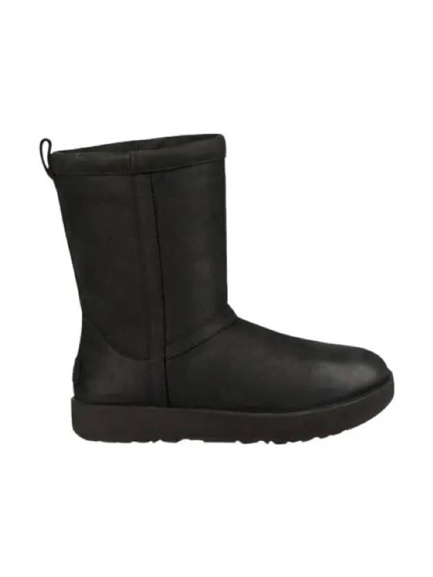 Classic Short Waterproof Leather Winter Boots Black - UGG - BALAAN 3