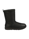 Classic Short Waterproof Leather Winter Boots Black - UGG - BALAAN 4