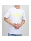 Brushed Logo Short Sleeve T-Shirt 3640MM510F 247002 01 - MSGM - BALAAN 1