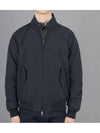 G9 Classic Original Harrington Zip-Up Jacket Dark Navy - BARACUTA - BALAAN 2