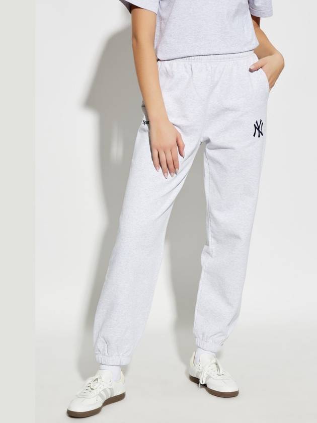 Sporty & Rich Trousers From The 47 & The New York Yankees Collection, Unisex, Grey - SPORTY & RICH - BALAAN 3