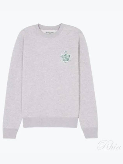 Logo Comfort Sweatshirt Grey - MAISON KITSUNE - BALAAN 2