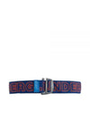 Lennon Webbing Logo Belt Nautical Blue - J.LINDEBERG - BALAAN 2