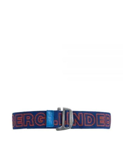 Lennon Webbing Logo Belt Nautical Blue - J.LINDEBERG - BALAAN 2